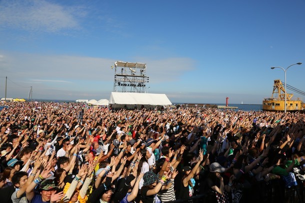 「OGA NAMAHAGE ROCK FESTIVAL」の様子。