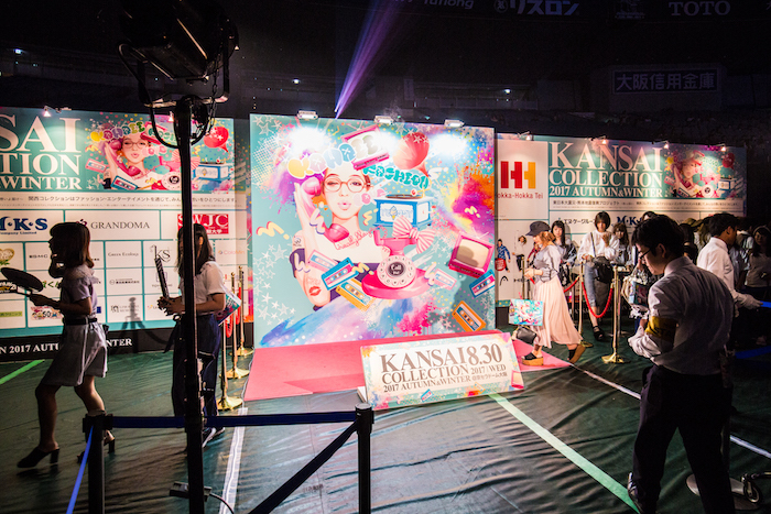 「KANSAICOLLECTIONフォトブース」風景 写真＝森 好弘