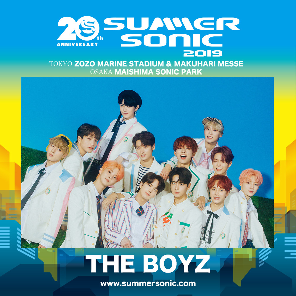 The Boyz Summer Sonic 2019 東京 大阪両会場に出演決定 Spice エンタメ特化型情報メディア スパイス