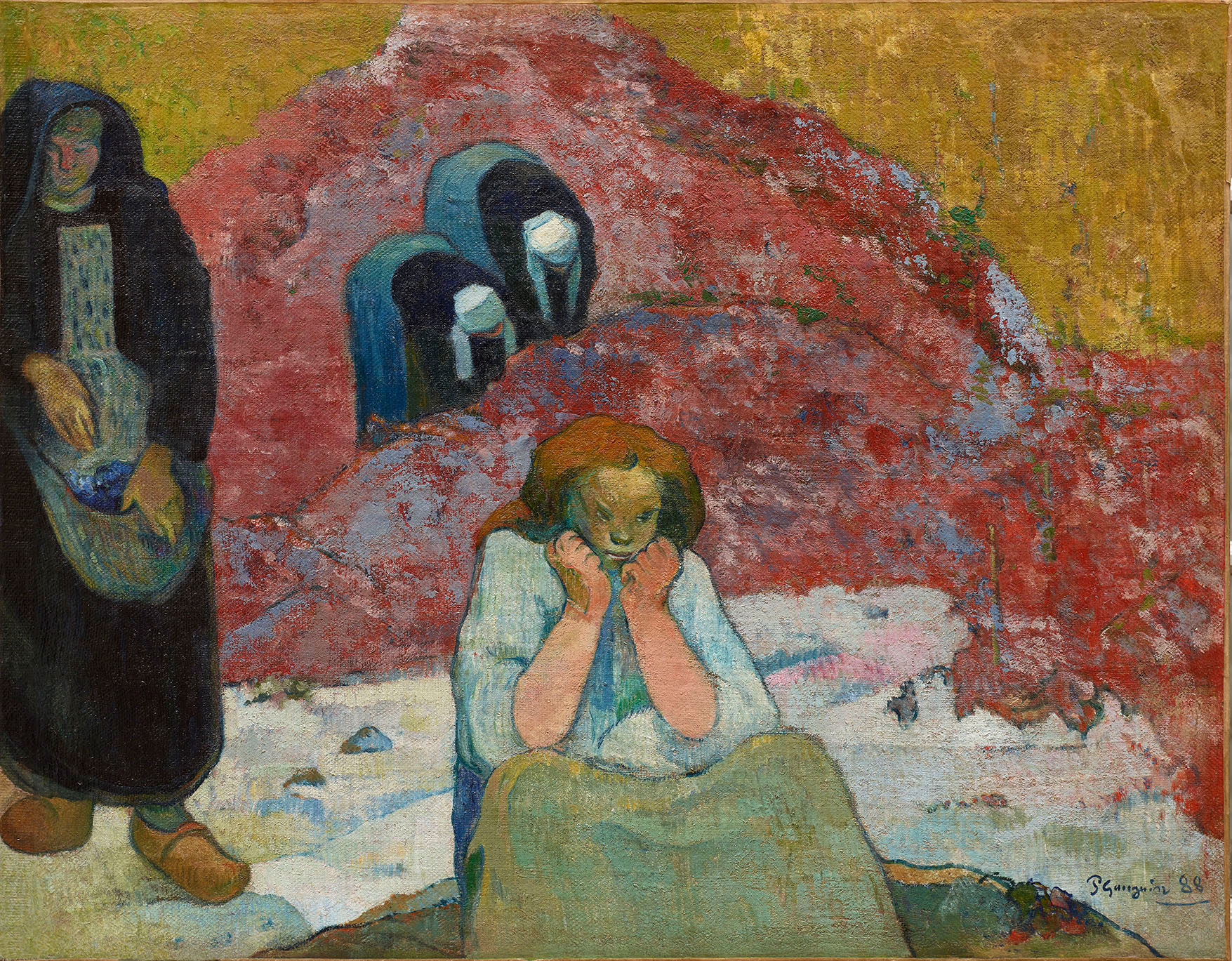 《ブドウの収穫、人間の悲惨》ポール・ゴーギャン/オードロップゴー美術館