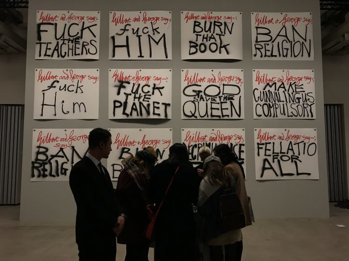 Gilbert & George 「THE BANNERS」/ 2015/Gilbert & George and White Cube, London