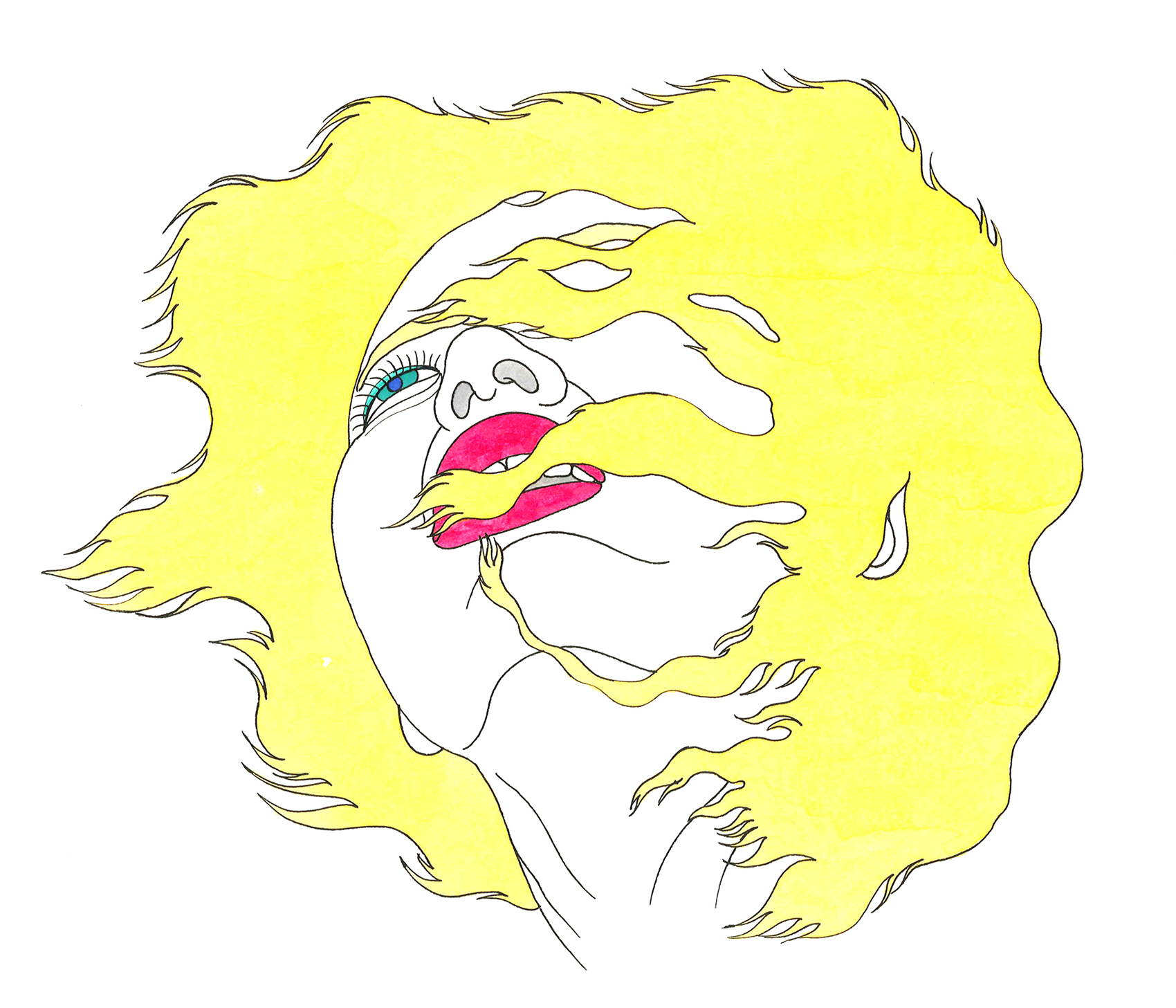 《Crayon Angel》 1975 (C)Keiichi Tanaami Courtesy of the artist and NANZUKA