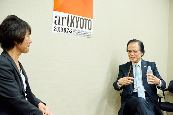 來住尚彦 一般社団法人 アート東京 代表理事と佐々木丞平 京都国立博物館 館長の対談