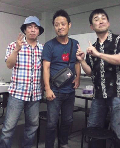 転球劇場（左から）高木稟、福田転球、橋田雄一郎