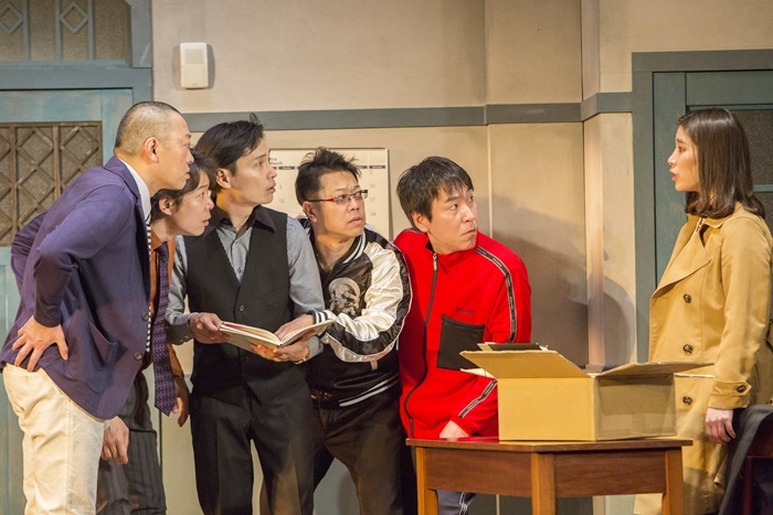 MONO第45回公演『隣の芝生も。』（2018年）。今回加入した新メンバーも、トライアル的にゲスト出演していた。 ［撮影］谷古宇正彦
