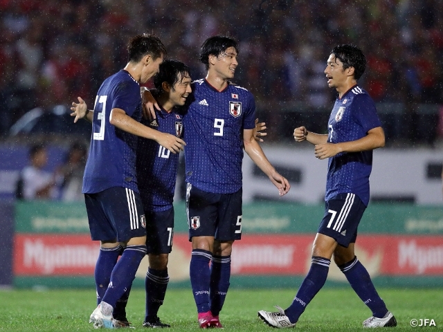 昨年9月10日にアウェーで行われた『2022FIFAワールドカップカタール アジア2次予選 兼 AFCアジアカップ中国2023 予選』で、日本はミャンマーに2-0で勝利している (ｃ)JFA