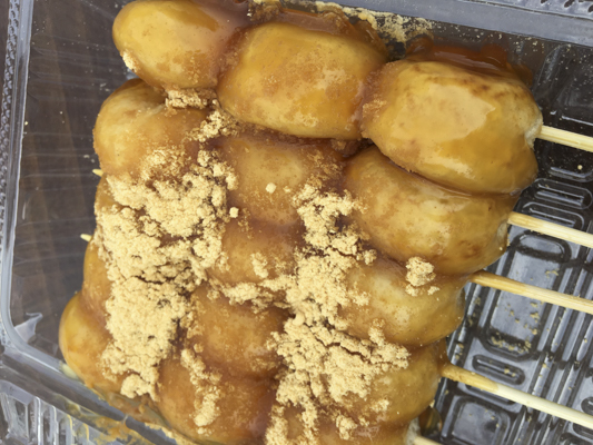 「味の店たかはし」さんの「みつだんご」