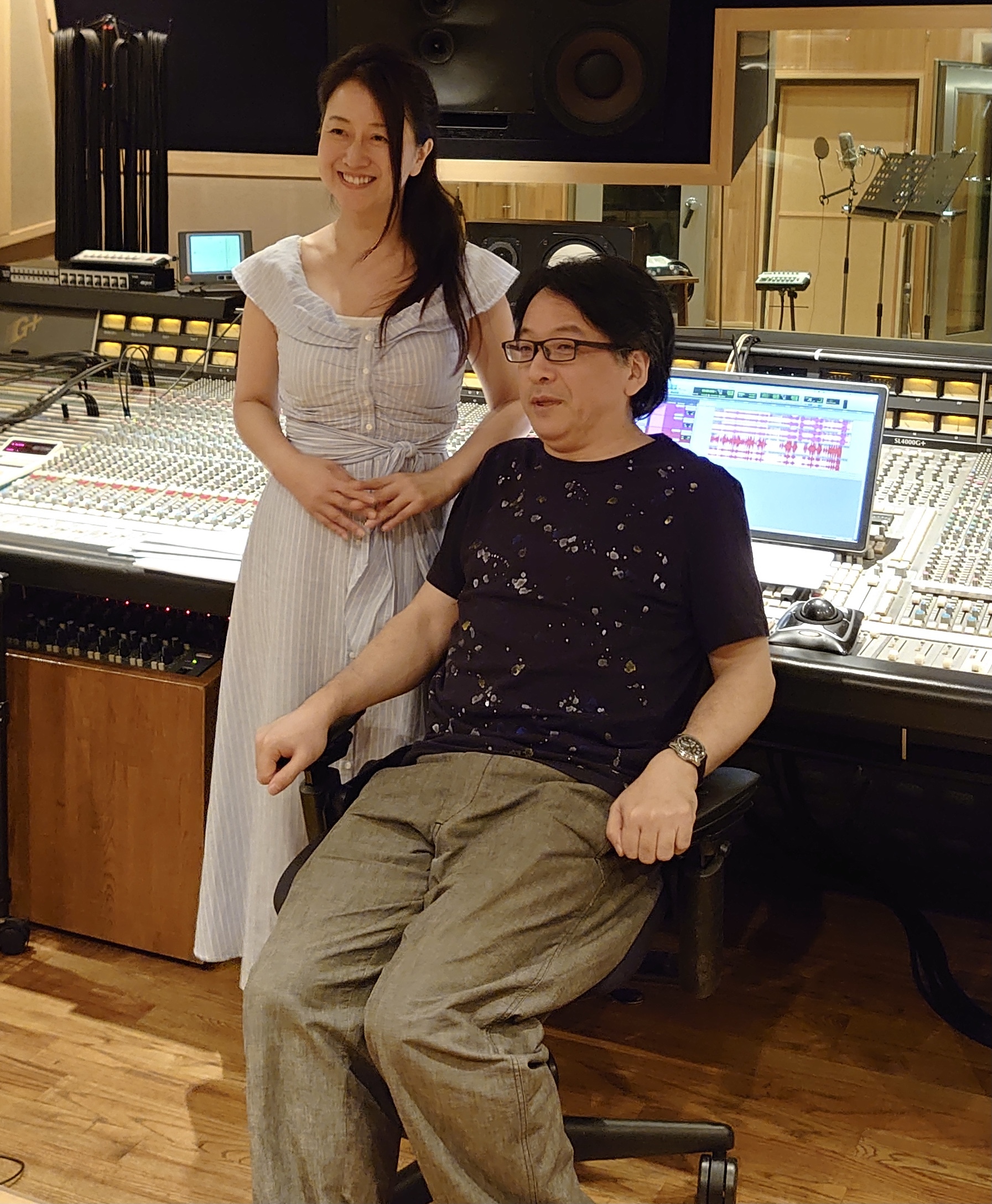 CDに入っている「かぐや姫のアリア」は沼尻さんのピアノ伴奏です！！ 　写真提供：日本コロムビア