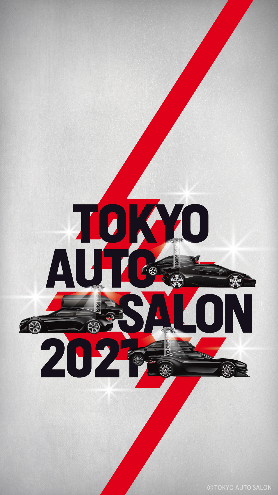 東京オートサロン2021 キービジュアルのスマートフォン用壁紙