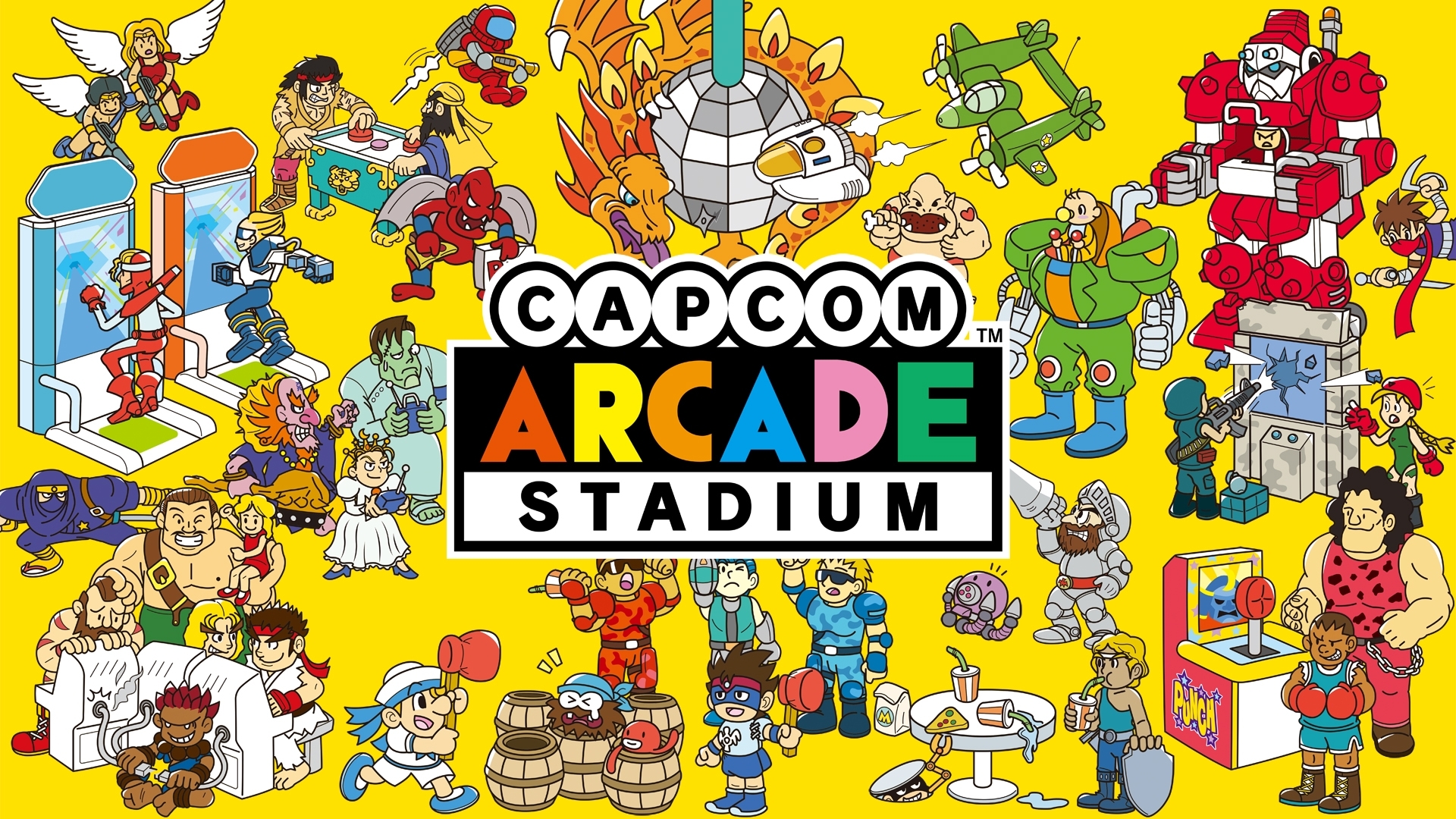 懐かしの32タイトルを収録『カプコンアーケードスタジアム』の