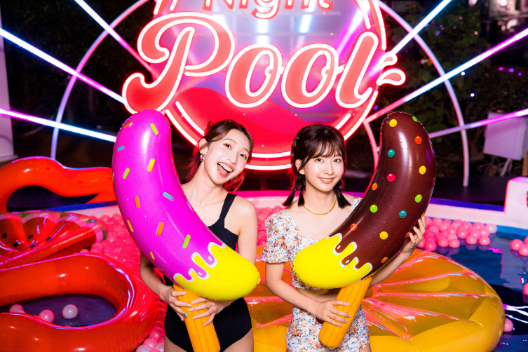 『CanCam×Tokyo Prince Hotel Night Pool』2024年イメージ