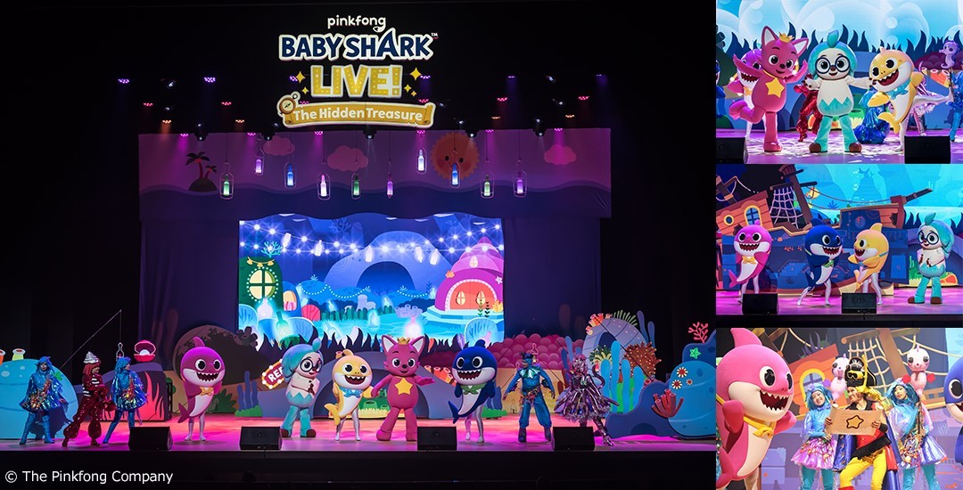 舞台『Baby Shark LIVE- The Hidden Treasure』 　　　(C)The Pinkfong Company