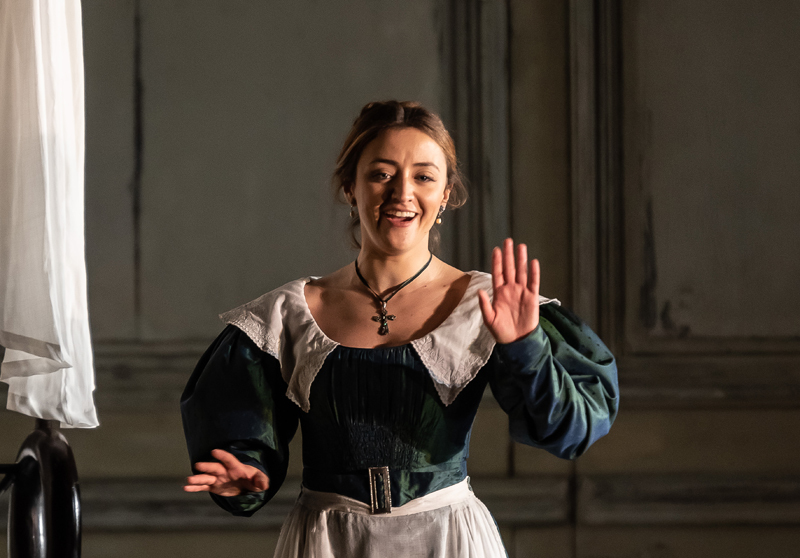 Giulia Semenzato (Susanna) The Marriage of Figaro  ©2022 ROH. Photograph by Clive Barda