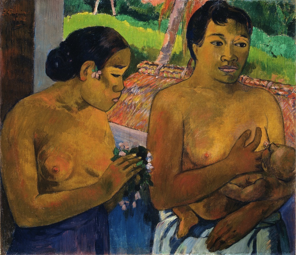 ポール・ゴーギャン《贈りもの》1902年　油彩、カンヴァス68.5×78.5cm