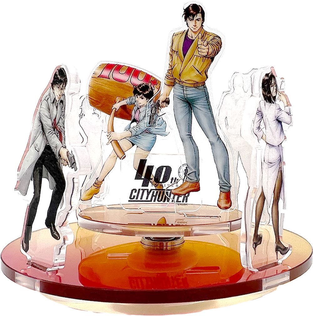 シティーハンター40thビジュアル　回転アクリルスタンド　3,520円