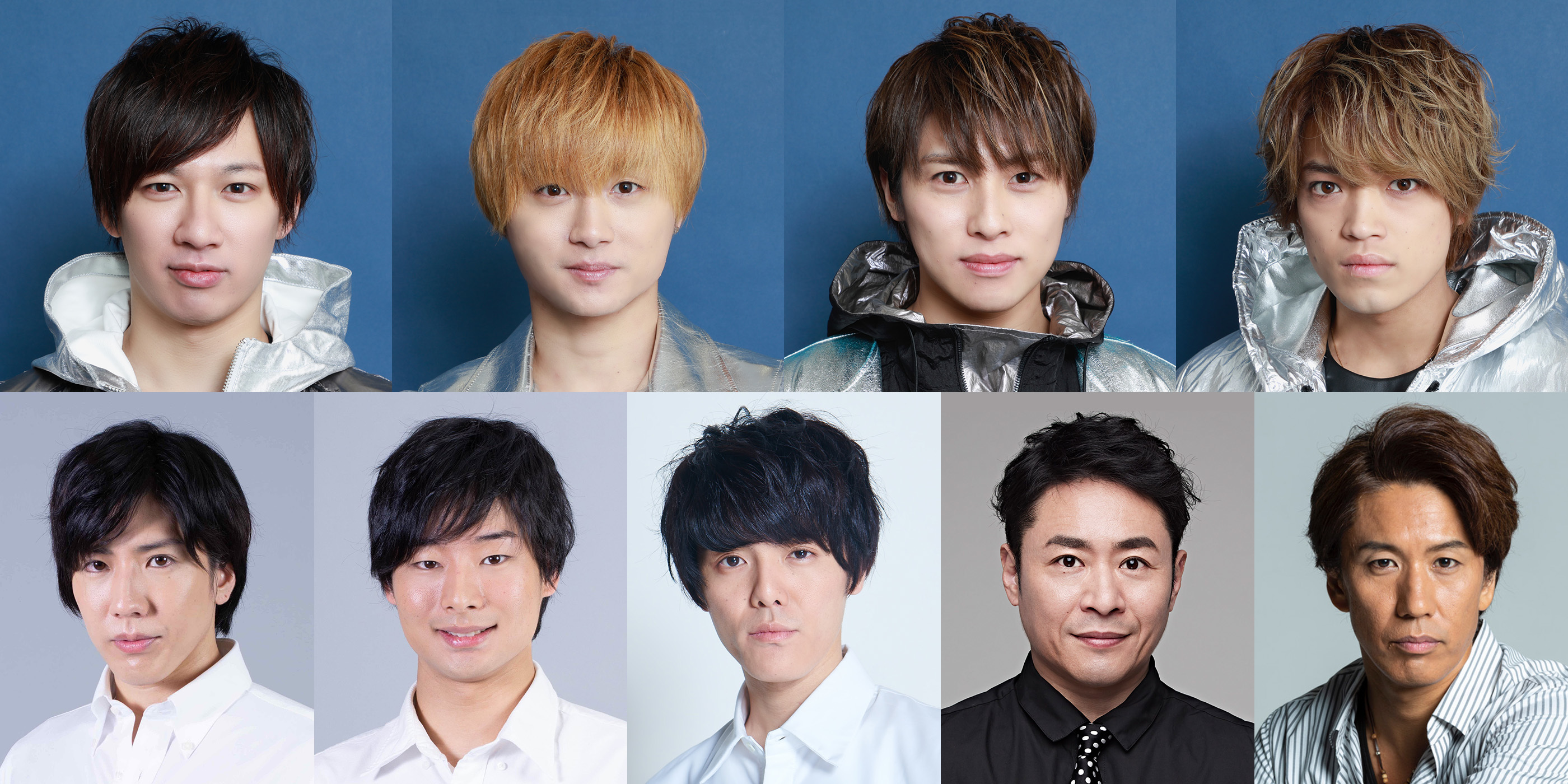 （上段左から）江田 剛、山本亮太、松本幸大、原 嘉孝 （下段左から）村瀬文宣、竹之内景樹、室 龍太、坂元健児、清水順二