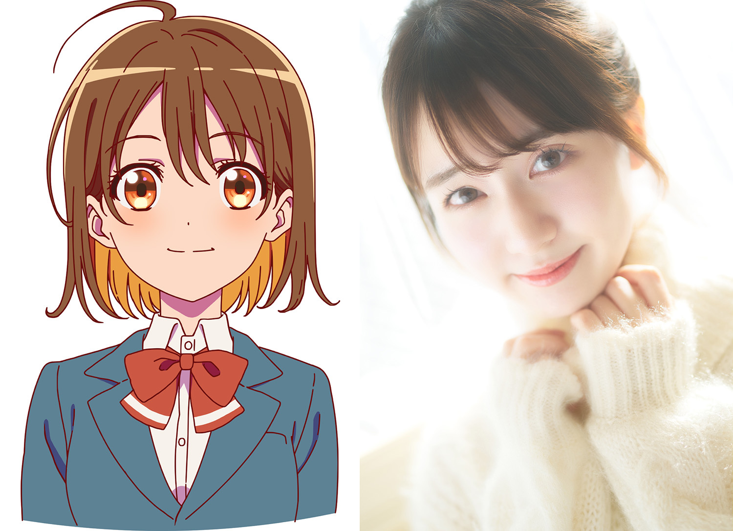 美空かなた（みそら　かなた）役：中川梨花  （C）なれなれプロジェクト/菜なれ花なれ製作委員会