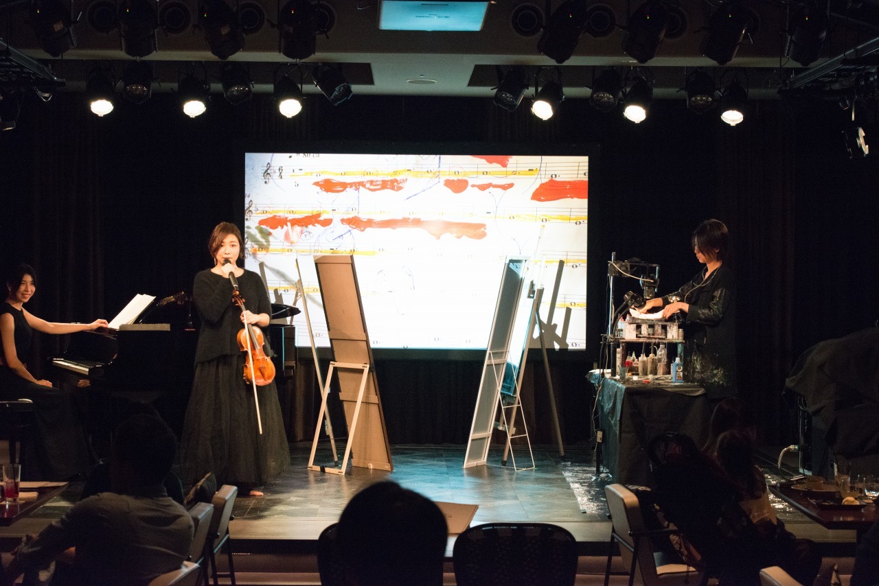 松田理奈プロデュース OTOART vol.3「MUSIC × ALIVE PAINTING」