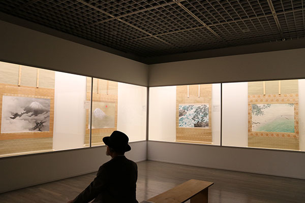 『生誕150年 横山大観展』展示風景