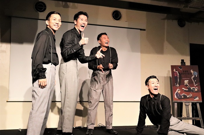 無事キャッチ。「おいしいです！」の笑顔