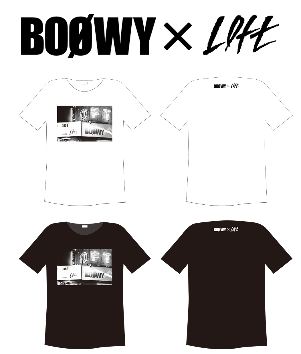 BOØWY×LOFT、コラボレーションTシャツを期間限定で発売 | SPICE ...