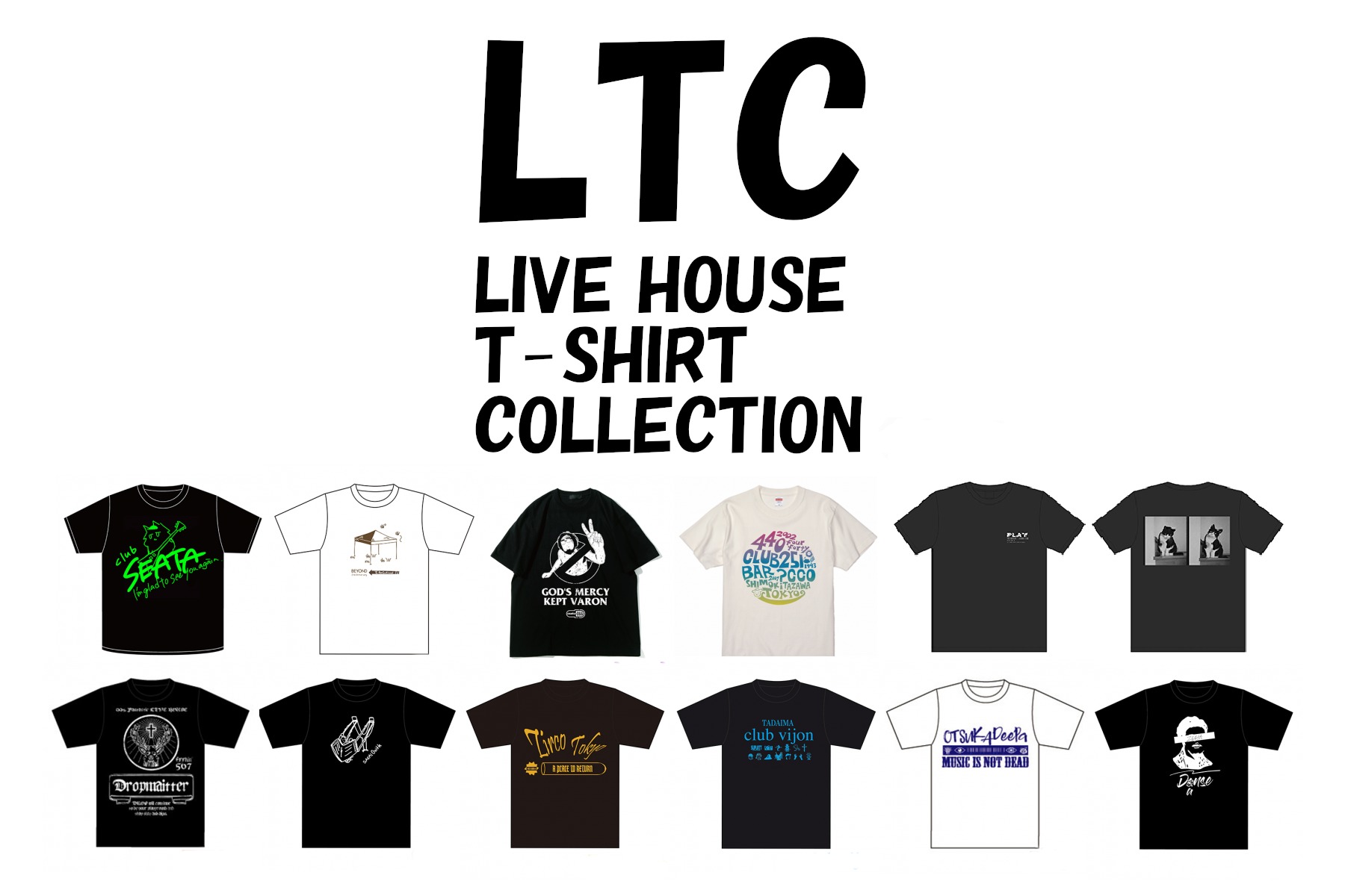 特集】全国ライブハウスT-shirt COLLECTION vol.1 | SPICE - エンタメ特化型情報メディア スパイス