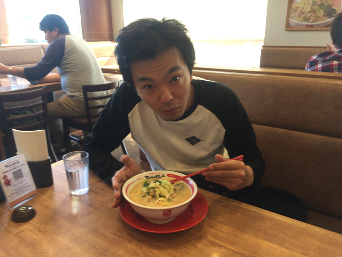 「期間限定・豆乳仕立て・あさりちゃんぽん」