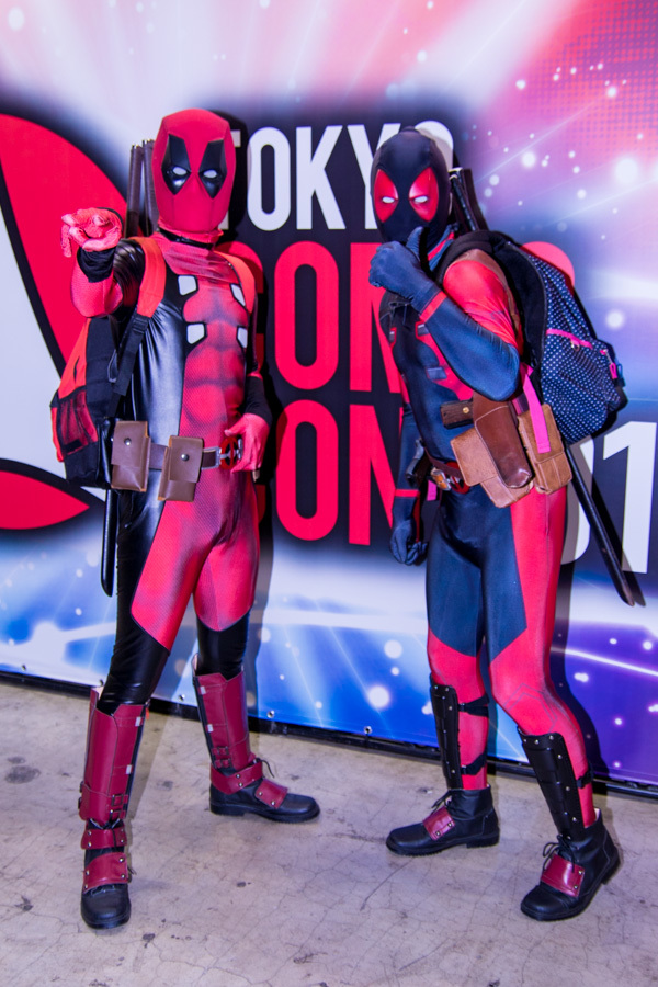 デッド・プールのコスプレ 撮影＝水田眞子
