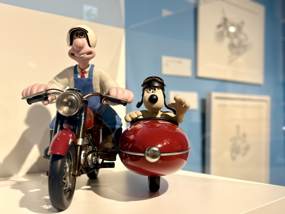 『ひつじのショーン展 with ウォレスとグルミット』より「モーターバイクとサイドカー」