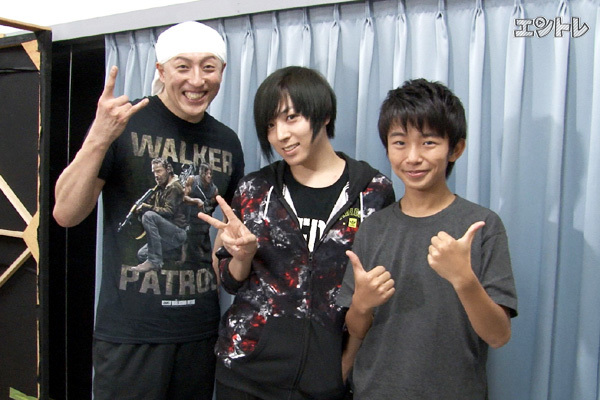 舞台「スマイルマーメイド」 左から出演者の吉田メタル、蒼井翔太、加藤清史郎