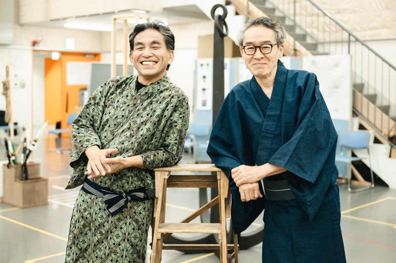 （左から）阿南健治、浅野和之