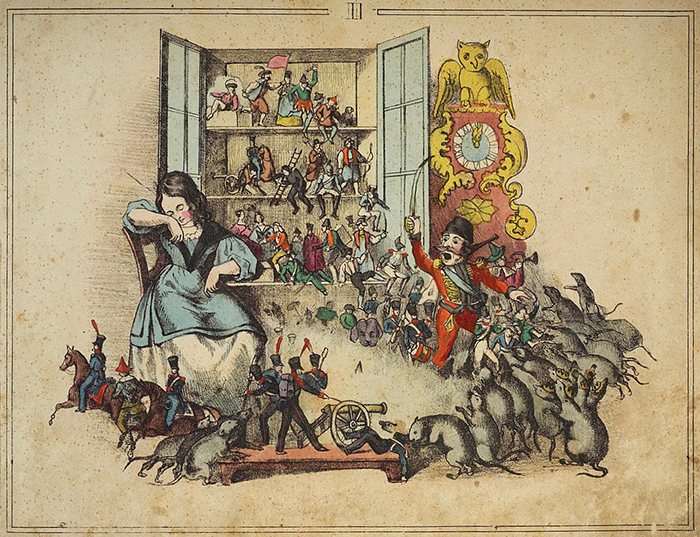 ぺーター・カール・ガイスラーによるE.T.A.ホフマン『くるみ割り人形とねずみの王様』挿絵