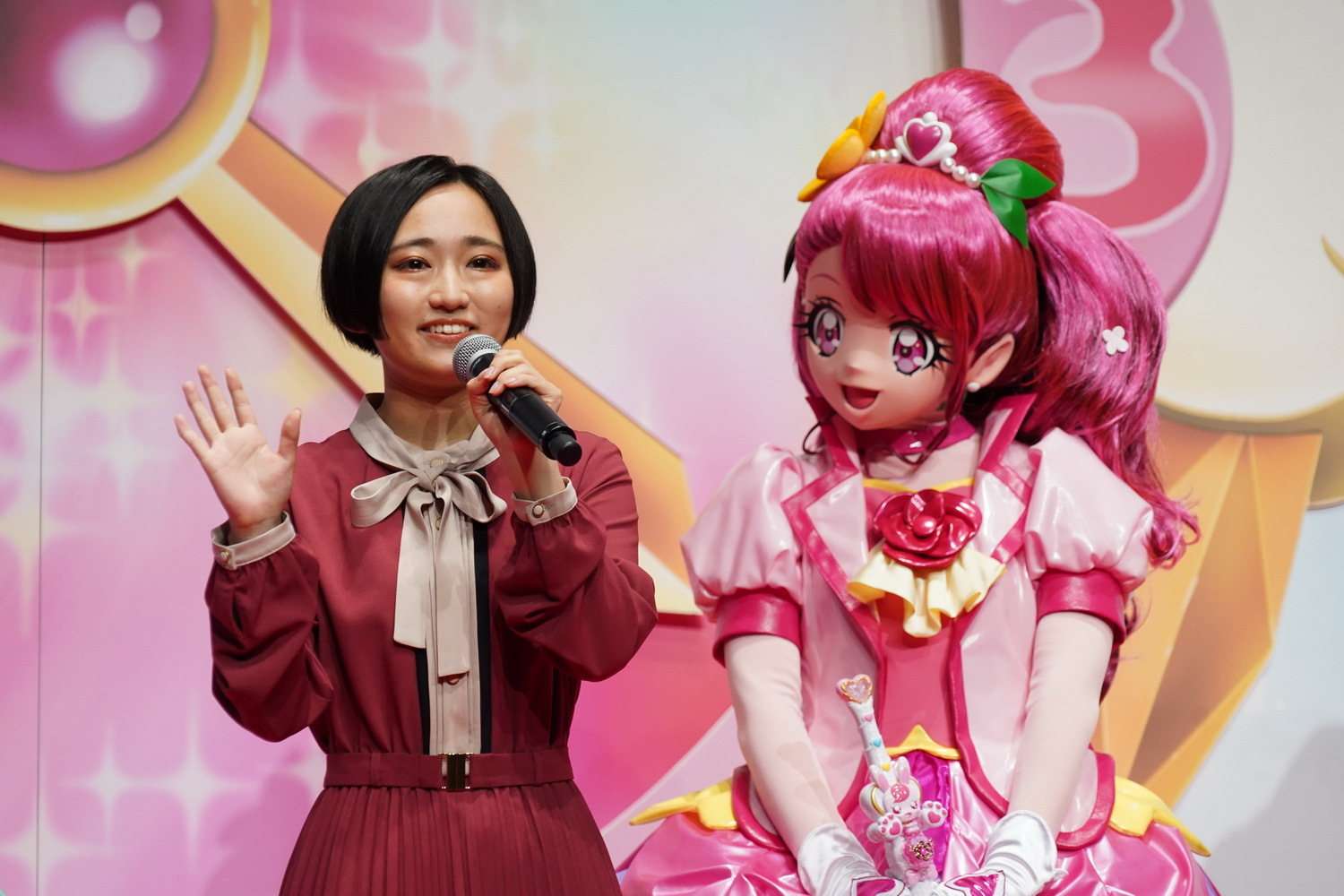 ヒーリングっどプリキュア 映画プリキュアミラクルリーブ みんなとの不思議な１日 合同記者会見レポート Spice エンタメ特化型情報メディア スパイス