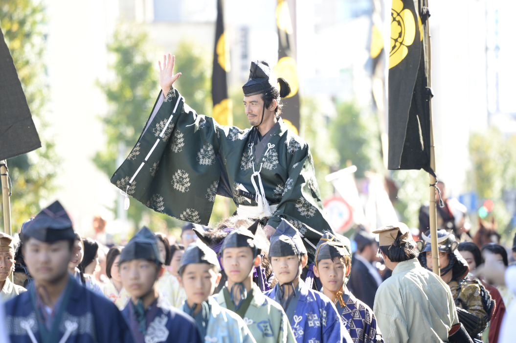 伊藤英明『岐阜市産業・農業祭～ぎふ信長まつり～』信長公騎馬武者行列