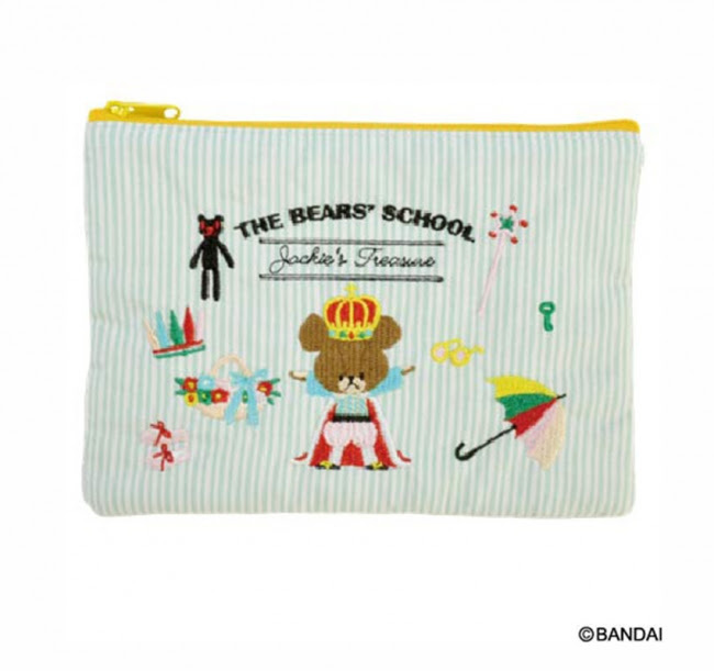 商品名：刺繍ポーチ(大) 価 格：1,800円(税別) サイズ：W180×H130mm