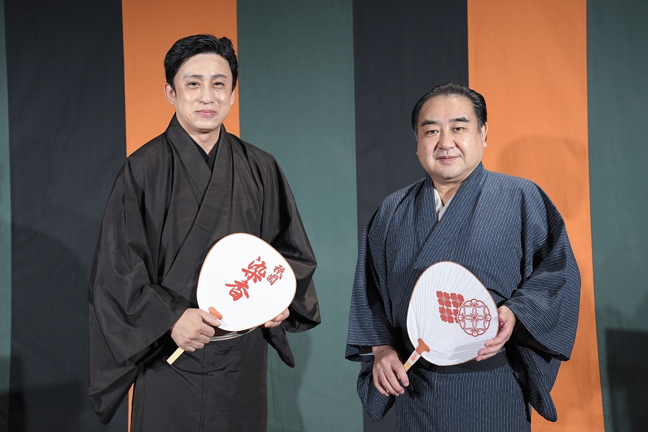 中村鴈治郎＆松本幸四郎、男女二役で魅せる『祇園恋づくし』の魅力を語る～『芸術祭十月大歌舞伎』第二部 | SPICE - エンタメ特化型情報メディア  スパイス