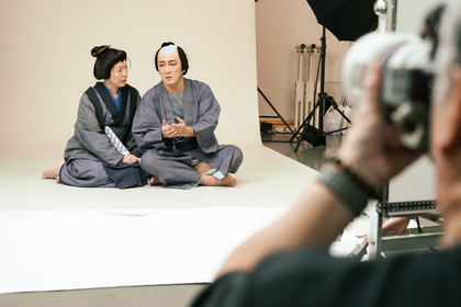中村獅童と寺島しのぶ、今度は『芝浜革財布』で魚屋夫婦になる～12月歌舞伎座公演ビジュアル撮影レポート