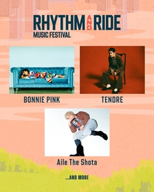 『RHYTHM AND RIDE』第2弾出演アーティストとしてBONNIE PINK、TENDRE、Aile The Shotaを発表