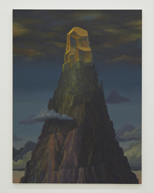 「水晶山」 2019 acrylic on canvas 130.5 x 97.0 cm (C)Atsushi Fukui, Courtesy of Tomio Koyama Gallery, Tokyo