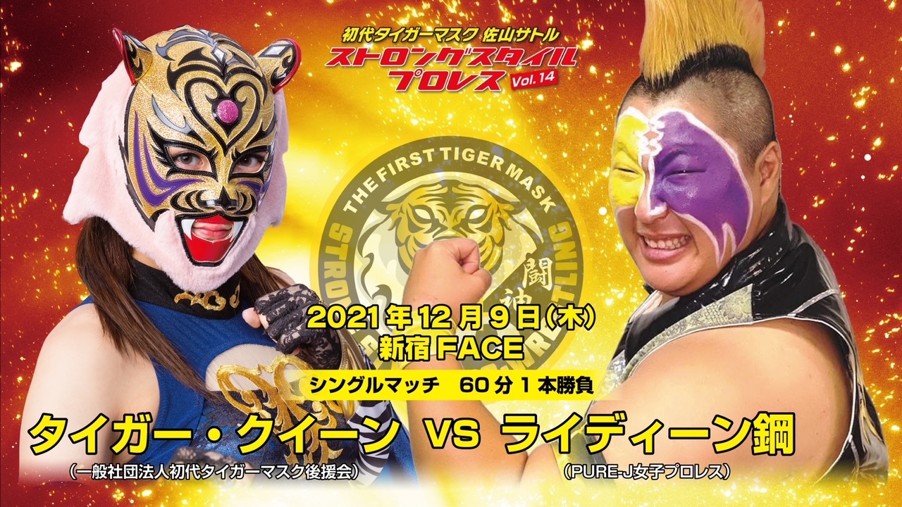 タイガー・クイーン vs ライディーン鋼