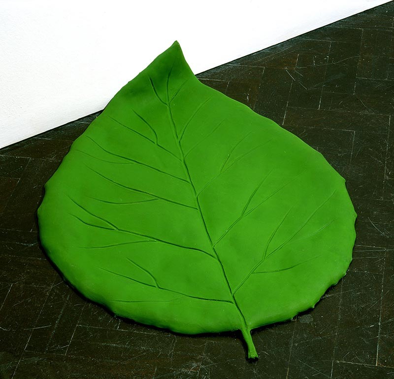 デイヴィッド・シュリグリー「若葉」1995 Courtesy: Artist and the British Council Collection