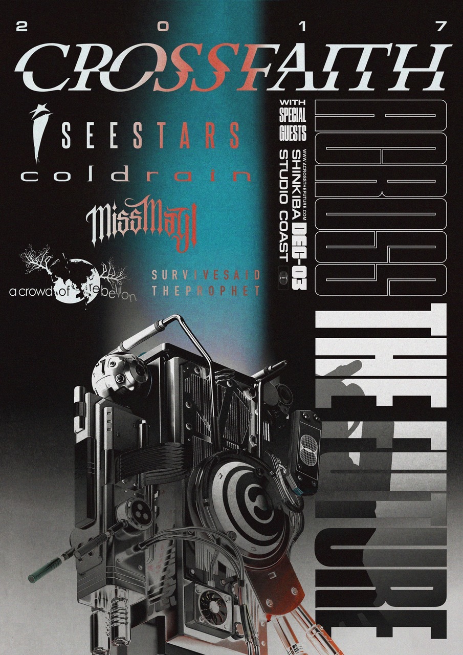 Crossfaithの企画イベント Across The Future に Coldrain Miss May I From Us が決定 Spice エンタメ特化型情報メディア スパイス