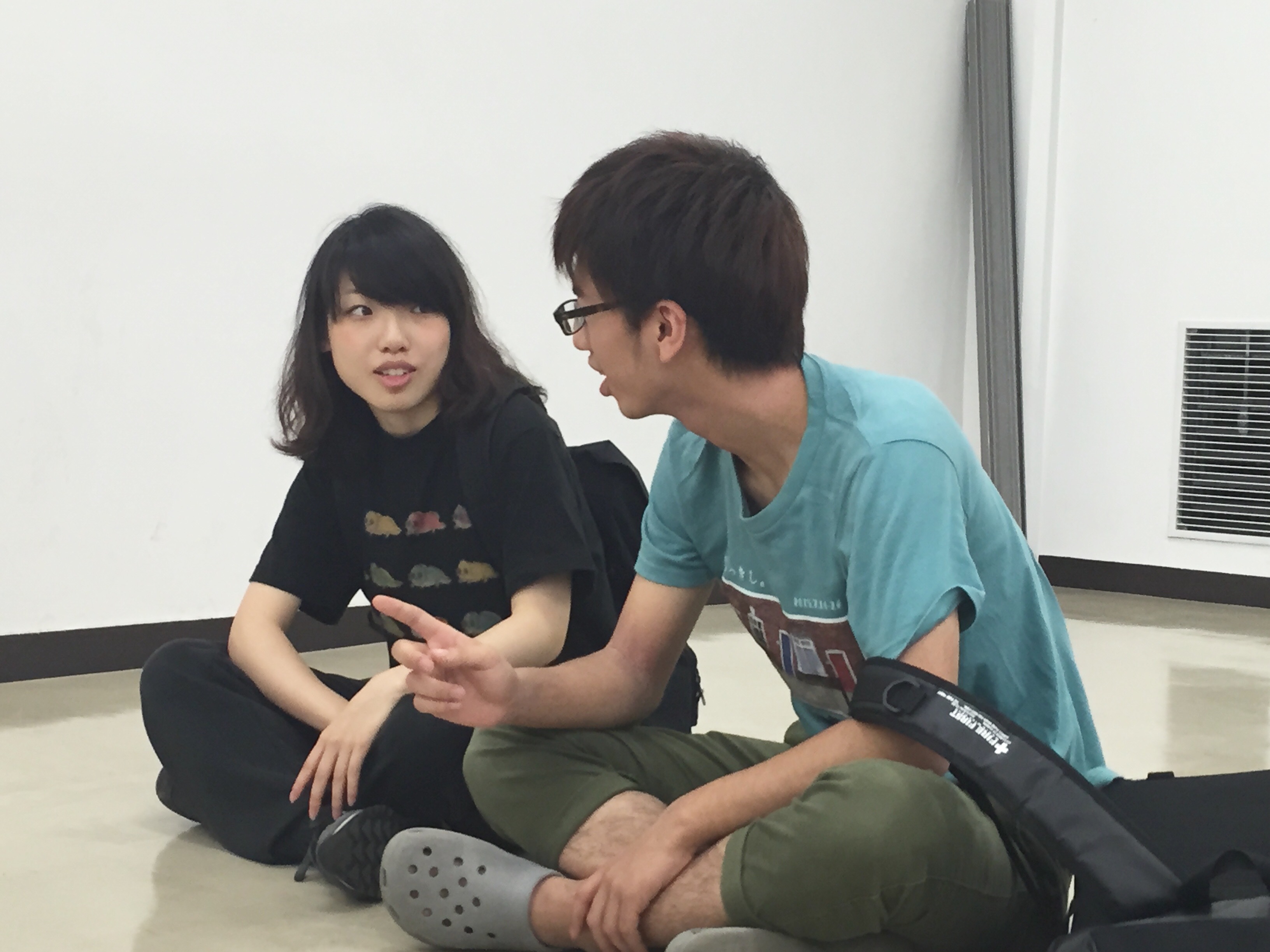 左：板橋優里　右：小野涼平