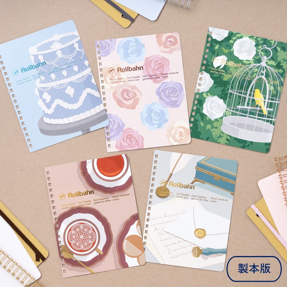 文具女子博限定 カスタムメイド ロルバーン［製本版］（デルフォニックス）1,045円（税込）　   ※ポケット付メモ L　※状況により好みの組み合わせが選べない場合あり