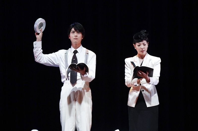 三島由紀夫生誕百年記念「近代能楽集」より朗読公演『邯鄲』 　　　　　　　　　　写真：友澤綾乃