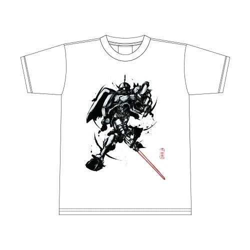 「武人画×機動戦士ガンダム Tシャツ（宿命の閃刀）」