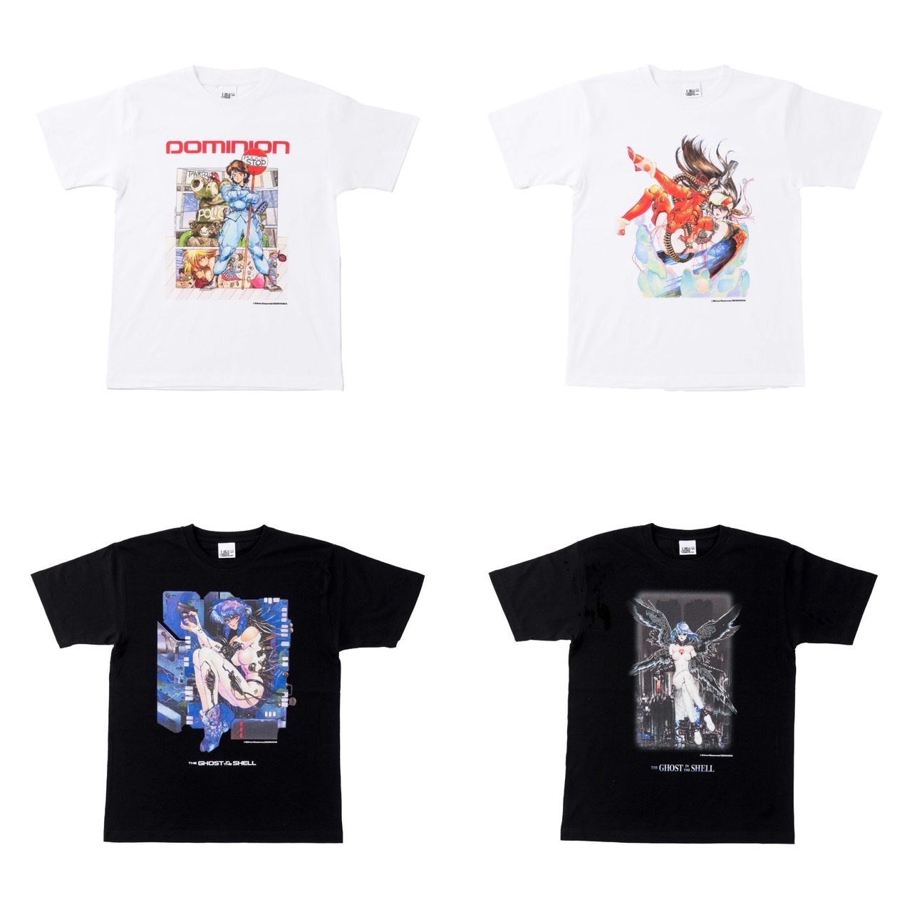 Tシャツ（全11種）　販売予定価格：5,500円（税込） （C）士郎正宗/講談社 （C）士郎正宗/青心社