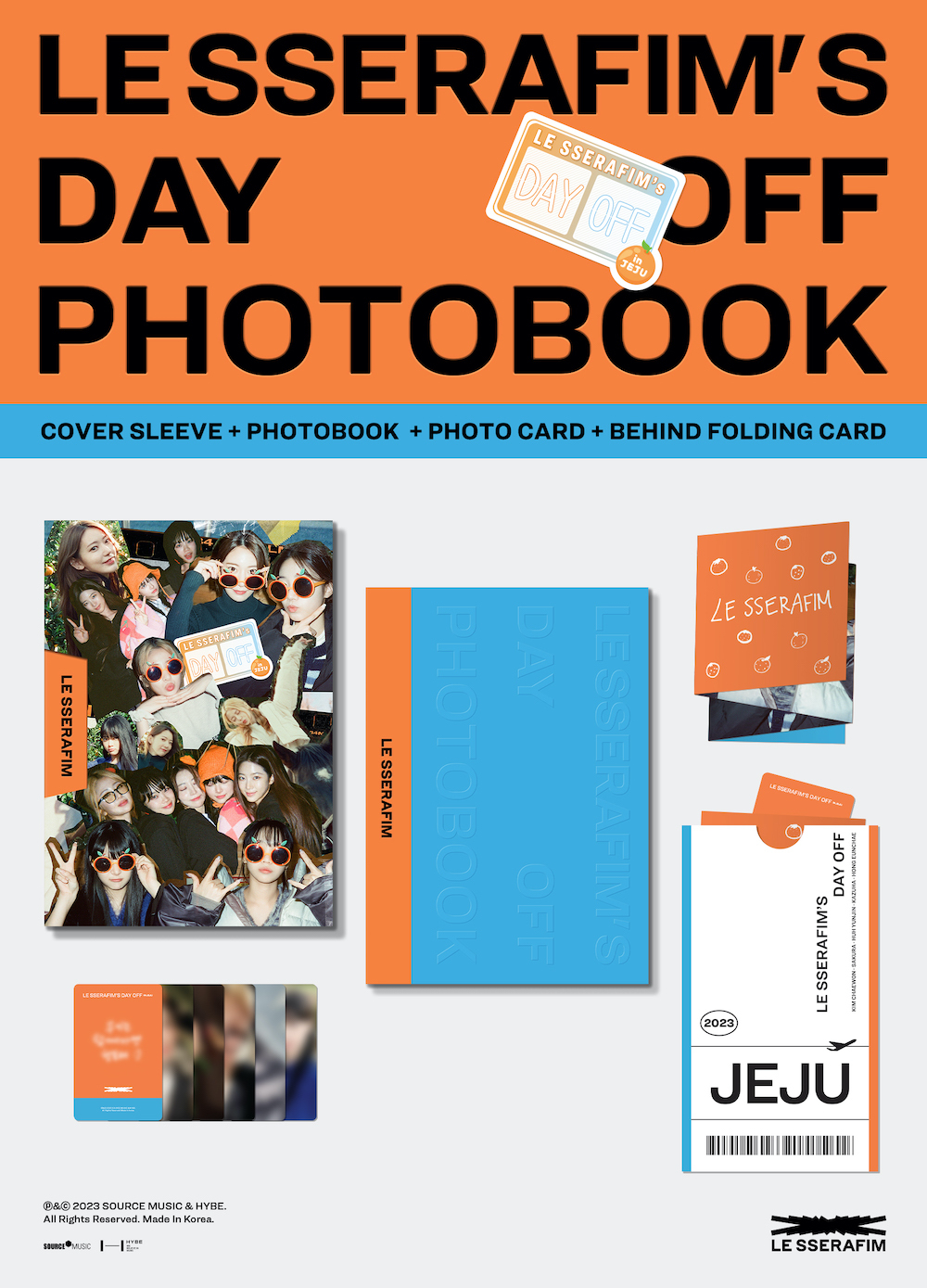 『LE SSERAFIM'S DAY OFF IN JEJU PHOTOBOOK』