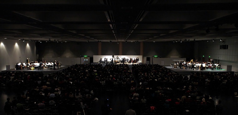 圧倒的なスケール感！「グルッペン」演奏風景（’16年12月 京都市勧業館みやこめっせ）