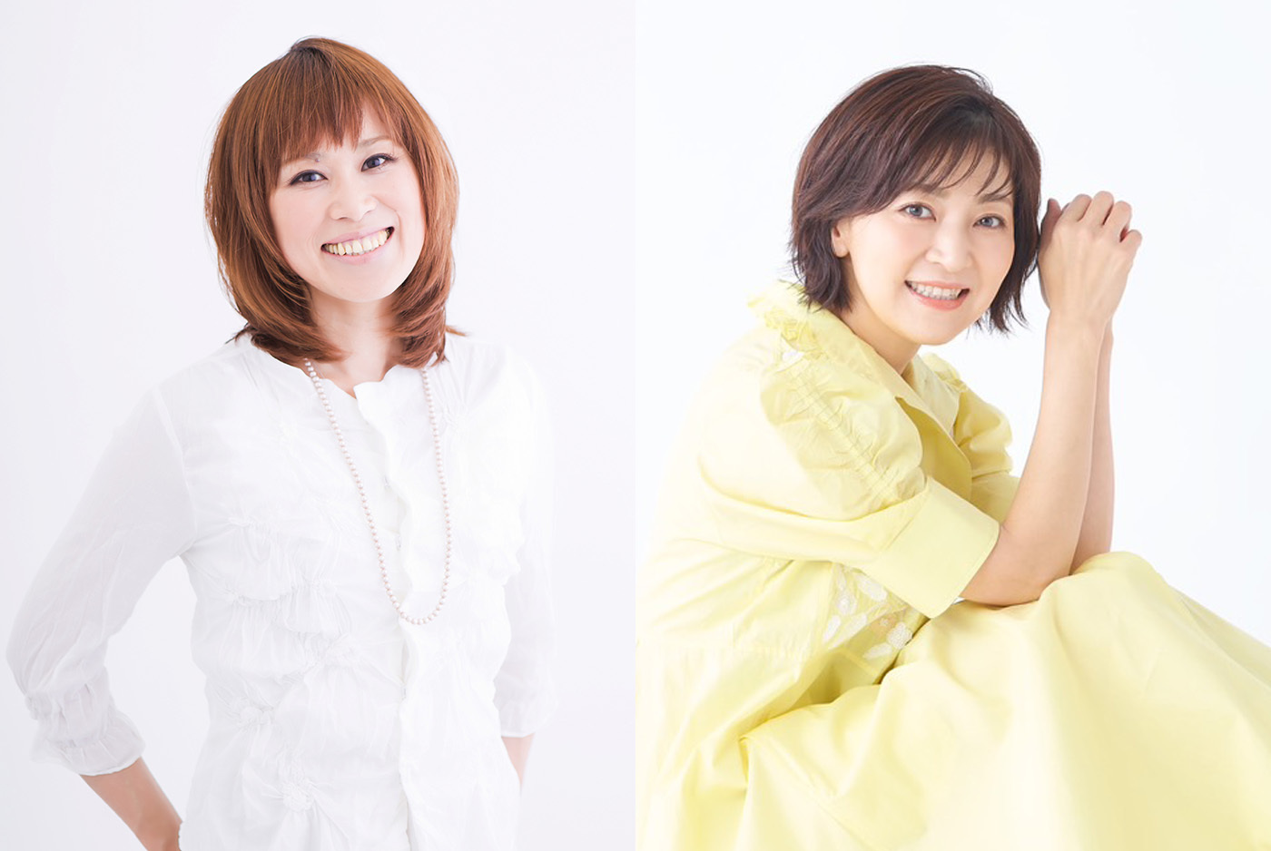 左から　麻生かほ里・本名陽子